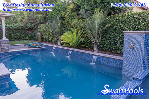 Classic California, Backyard, Custom Swimming Pool Design – The Old Skool Woody Pool