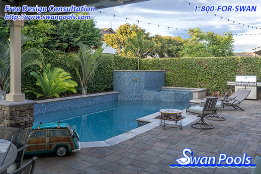 Classic California, Backyard, Custom Swimming Pool Design – The Old Skool Woody Pool